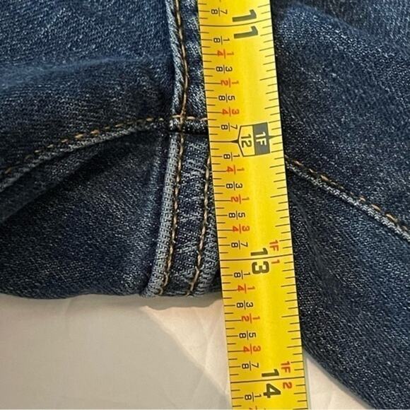 Banana Republic Factory Distressed Straight Leg  Mom High Rise Jeans Size 30 - Picture 10 of 11